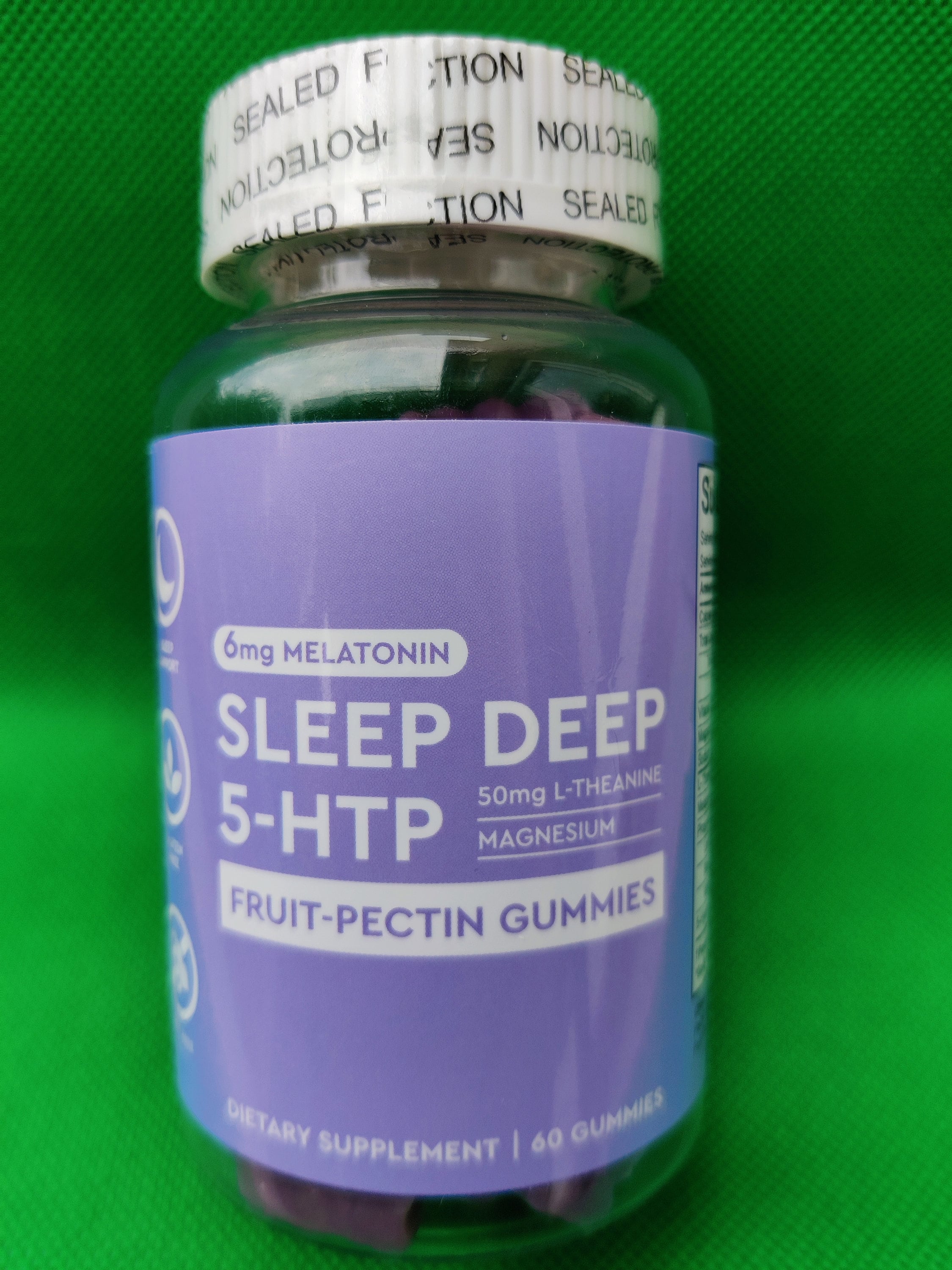 SLEEP DEEP 5-HTP, Melatonin, L-theanine, Magnesium, Lemon Balm, Blue ...