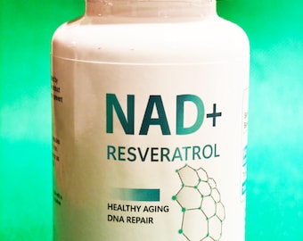 NAD+ Resveratrol and TMG Vegetarian Capsules 100% Natural 30-60 day supply