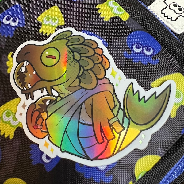 Goldie Salmonoid Holographic Sticker