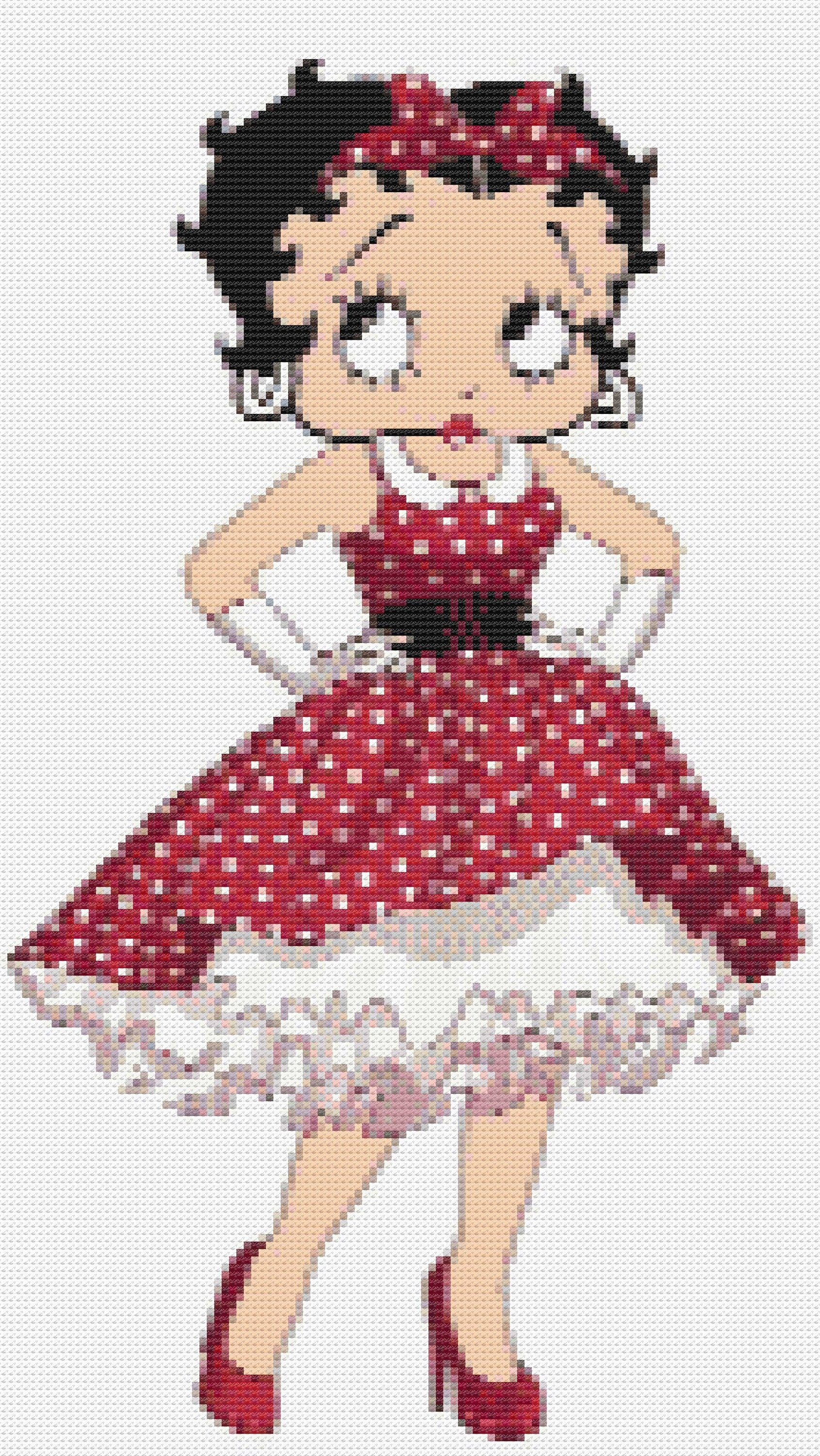 ★TOUT Y EST★ Betty Boop Ribbon Shirring Barrel Cross Shoul Designer fashion, Seoul-fully created | W Concept