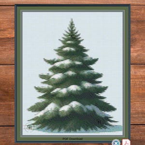 Christmas Tree. Small cross stitch. Pattern Keeper/Markup compatible. DMC Threads. PDF Download.