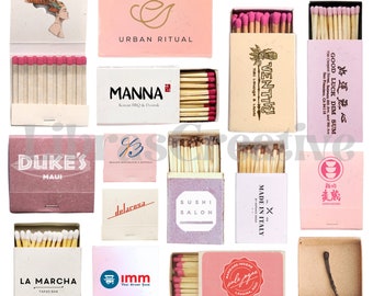 Custom Designed Matchbook Poster Print - Digital Download (Vertical)