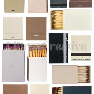 Custom Designed Matchbook Poster Print Template - Digital Download