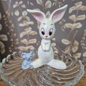 Vintage Goebel Bunny with Grey Mouse