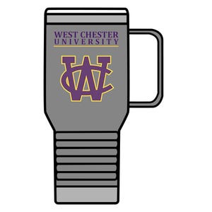 West Chester University Travel Mug, 20oz - Perfect for Students, Alumni Gifts, School Spirit, Coffee Lovers, Graduation