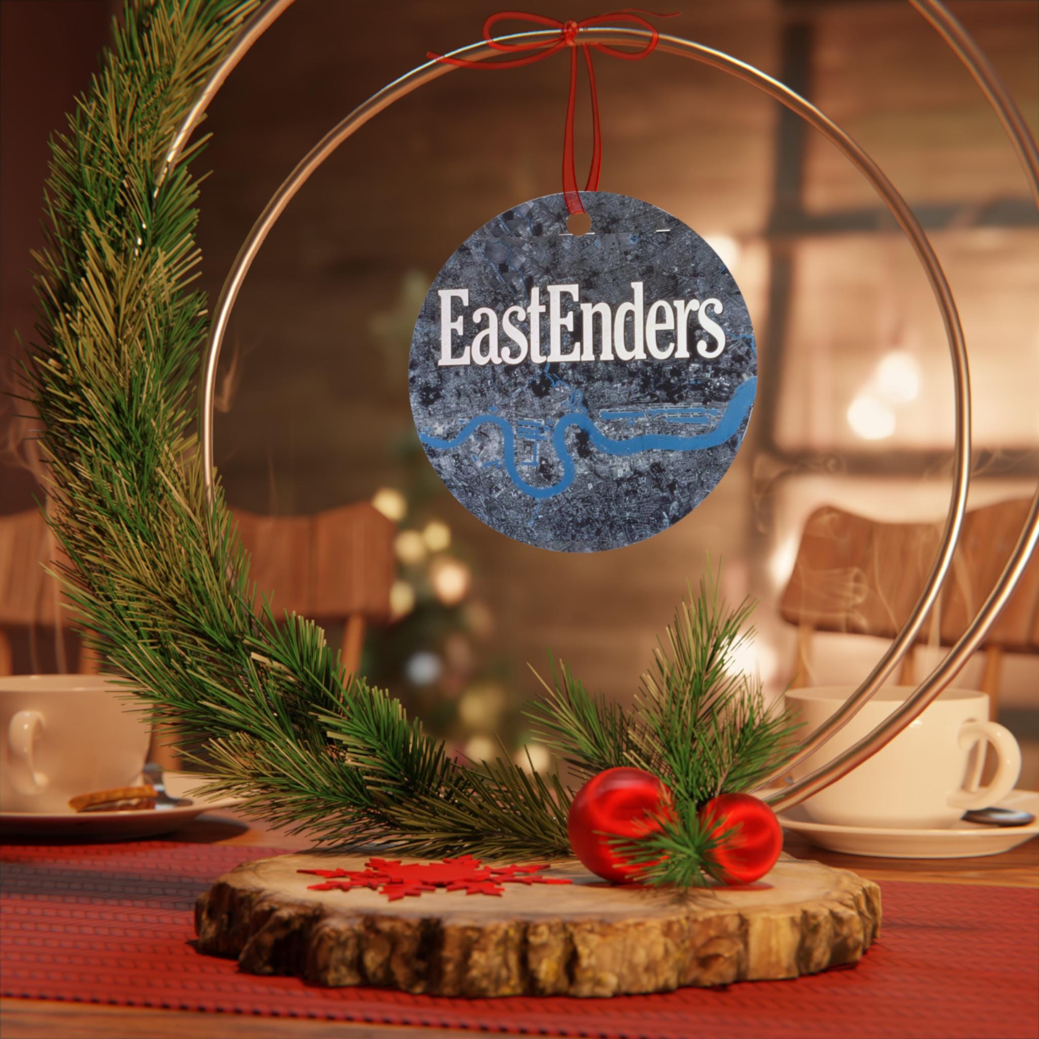 Eastenders Christmas Tree Ornament: Aluminum Fan Gift UK