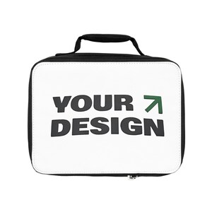 Design Your Own Lunch Box, Personalized Lunch Bag, Custom Lunch Cooler, Reusable Meal Bag, Gift for Students, Kids