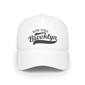 Brooklyn NY Low Profile Baseball Cap, Casual Hat, New York Style, Sports Accessory, Unisex Gift, Summer Outing Cap