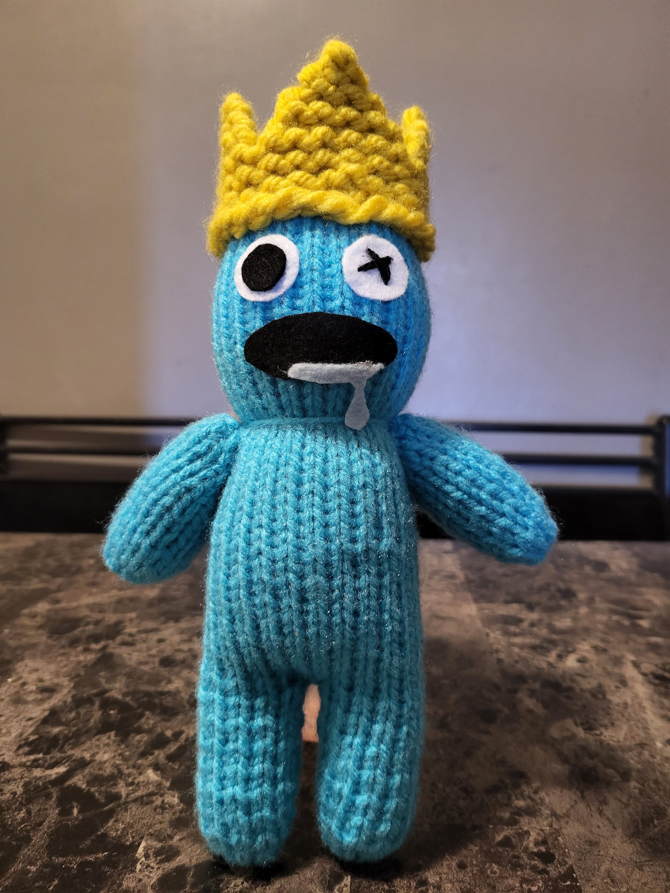 Blue from Rainbow Friends : r/Amigurumi