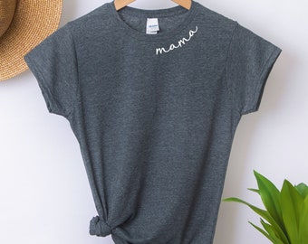 Mama Shirt, Mothers Day Shirt, Minimalist Mama Tee, Mama Tshirt, Mom Crewneck, Mom Shirt, Gift for Her, Gift for Mom