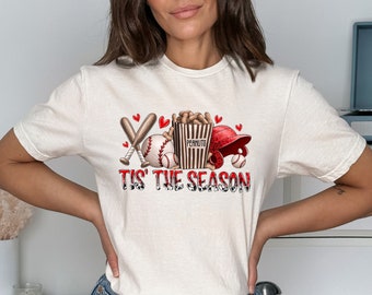 Baseball Shirts - Baseball Tis The Season Shirt - Baseball Tees - Baseball Tees - Baseball Shirts - Mom Baseball Shirts - Mom Tees