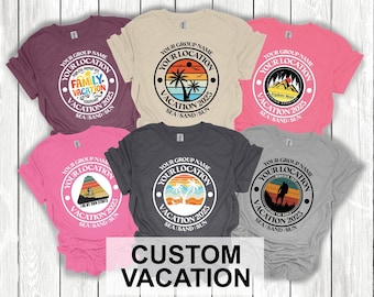Custom Summer Shirt, Custom Family Vacation Shirts, Family Vacation Shirts, Custom Shirt, Personalized Family Shirt, Custom Vacation Shirts