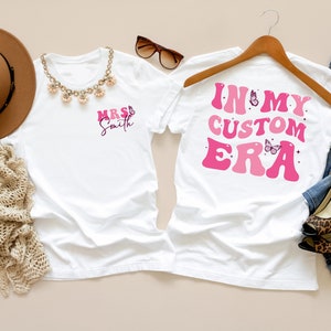 In My Custom Teacher Era Shirt, Custom Teacher Shirts, Back to School T-Shirts 2nd Grade Teacher Shirt, First 3rd 4th 5th Teacher Tees