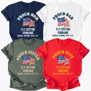 Custom Boot Camp Shirts, Proud Army Mom Shirt, Military Graduation Family Tshirt, Basic Training Gift
