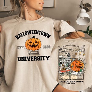 Halloweentown University Sweatshirt Halloweentown Sweatshirt Halloween Town Sweatshirt Halloween Sweatshirt Halloween Crewneck Fall Sweater
