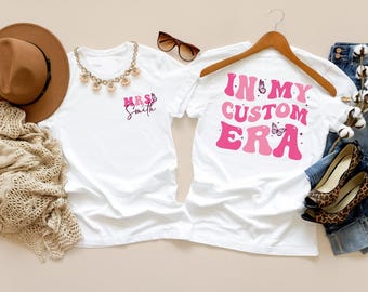In My Custom Teacher Era Shirt, Custom Teacher Shirts, Back to School T-Shirts 2nd Grade Teacher Shirt, First 3rd 4th 5th Teacher Tees