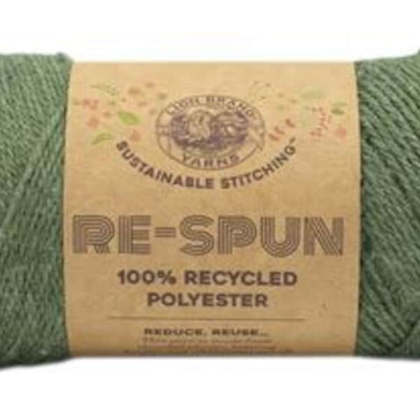 Lion Brand Re-Spun Recycled Polyester