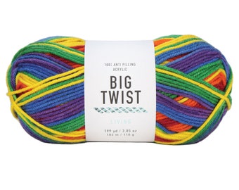 Soft Sparkle Yarn Big Twist Twinkle Yarn 4 Worsted Red, White, Mulberry,  Sapphire, Teal, Amigurumi, Low & Fast Ship -  Denmark