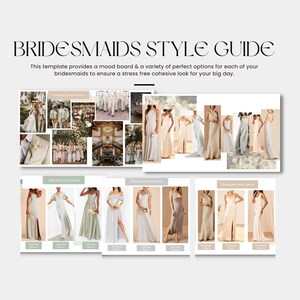 Bridesmaid Dress Style Guide: Dove Grey & Light Neutrals (Clickable Links)