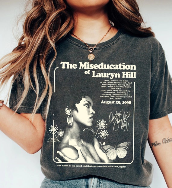 Retro Lauryn Hill Shirt, Lauryn Hill sweatshirt, Lauryn Hill Rock Style Bootleg Tee, The Miseducation of Lauryn Hill Unisex Cotton shirt