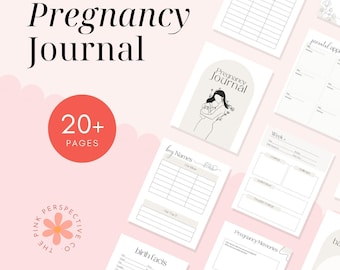 Pregnancy Journal & Planner: 20+ Page Tracker (Digital Download)