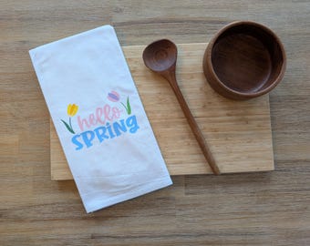 Toalla con flores de primavera