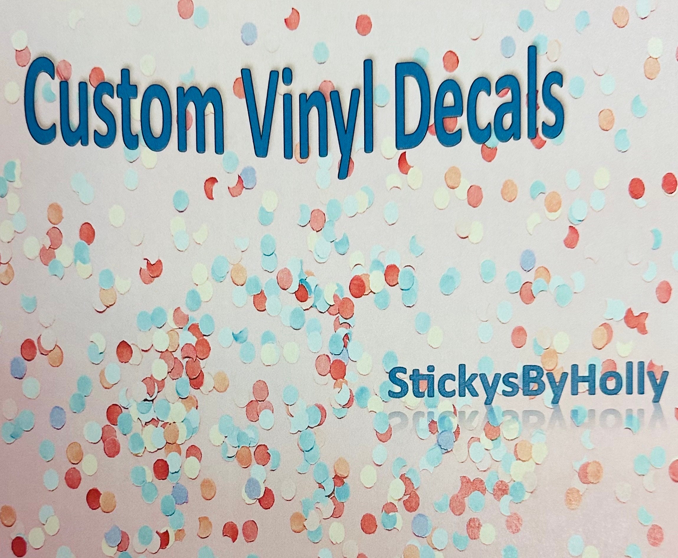 Name Decal, Stickers, Custom Stickers, Custom Name Sticker, Decals for