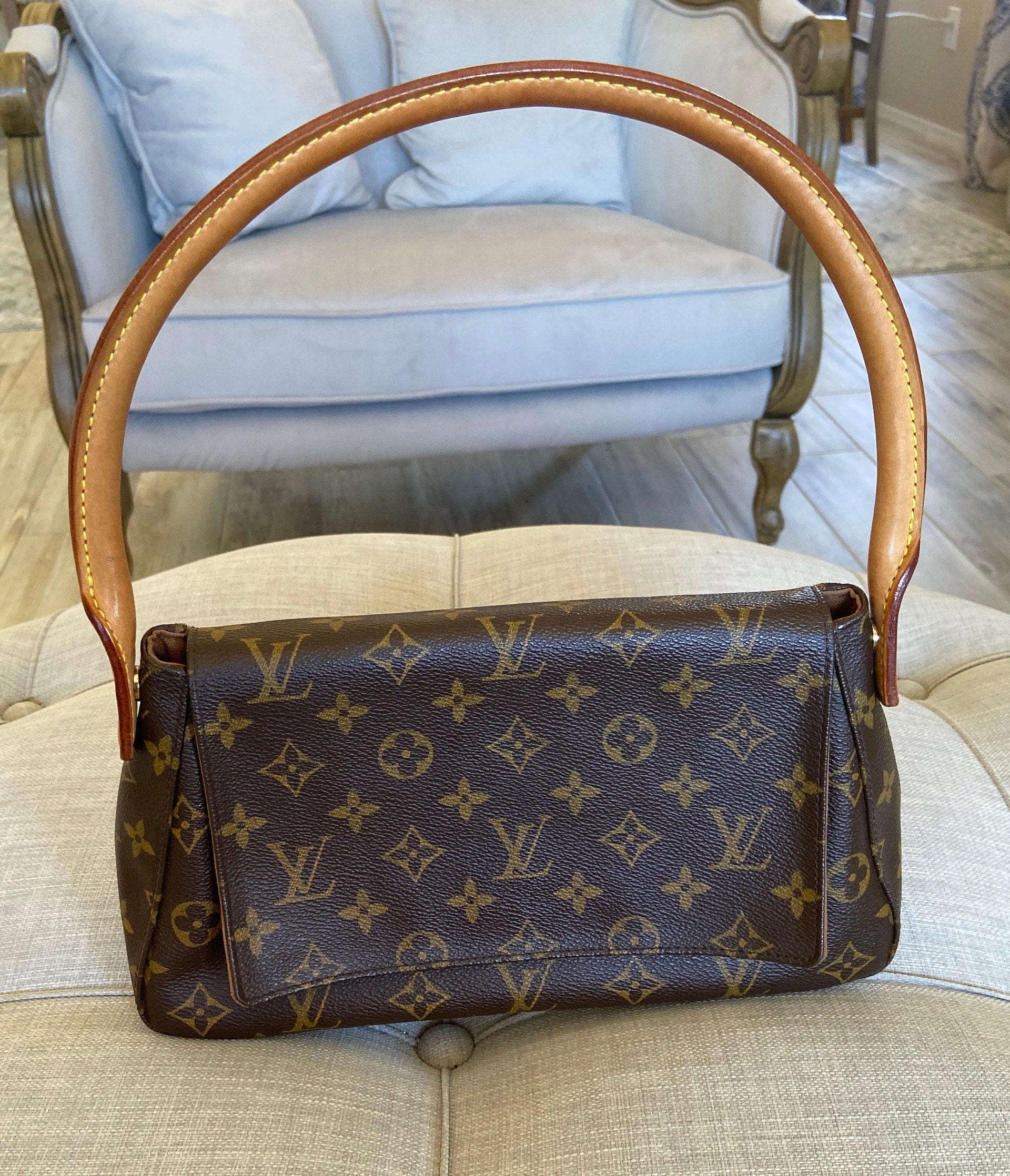 Cloth mini bag Louis Vuitton Brown in Cloth 21327994 #21 Cloth mini bag Louis Vuitton Brown in Cloth 21327994