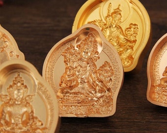 Tibetan Mini Tsa Tsa moulds, DIY clay buddha statue, Copper buddha statue, Tsa Tsa mold for making clay buddha statue