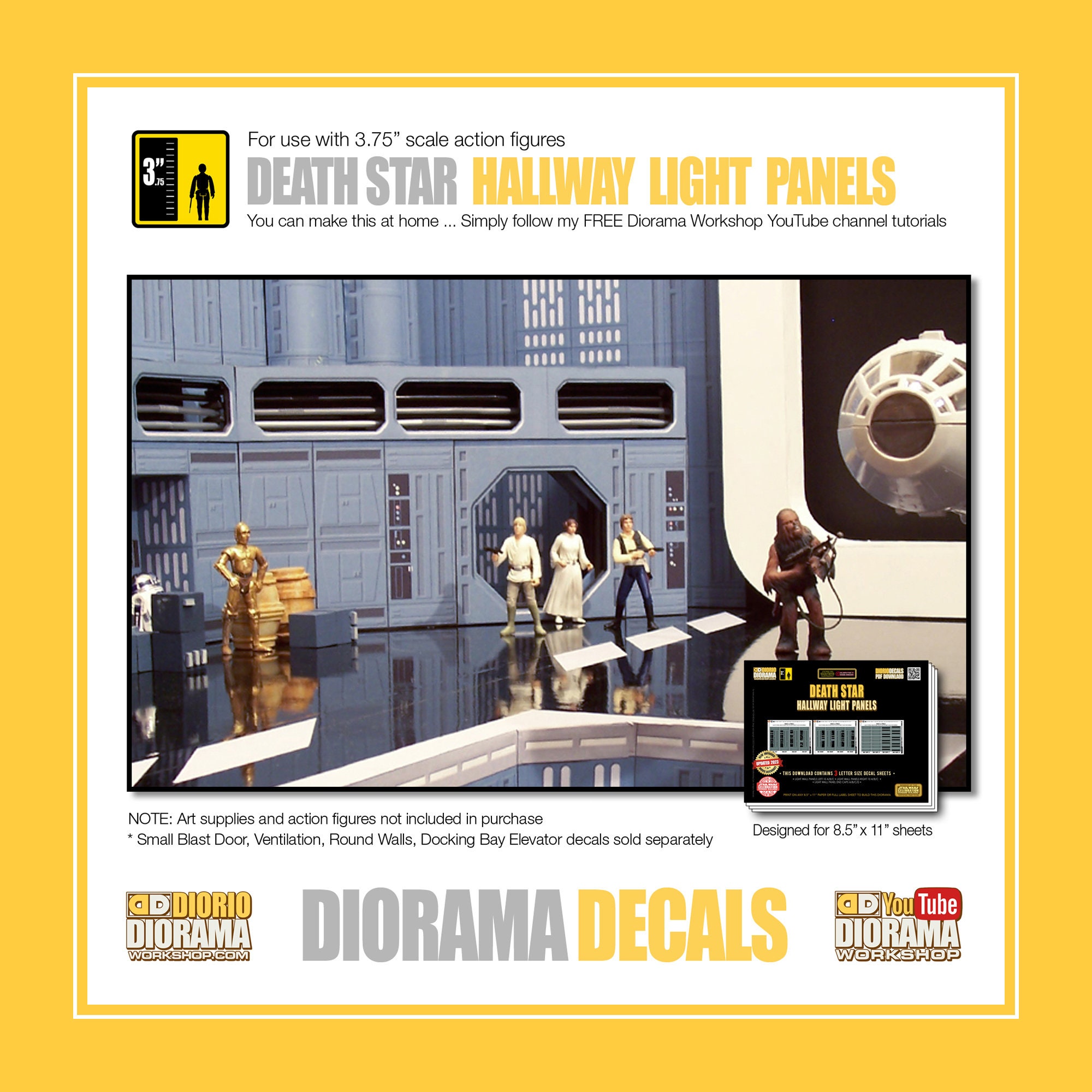Starwars 3.75 diorama - Etsy 日本