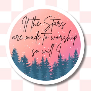 Christian sticker, bible verse sticker, inspirational sticker, Jesus sticker, Bible sticker, Christian gift, church sticker