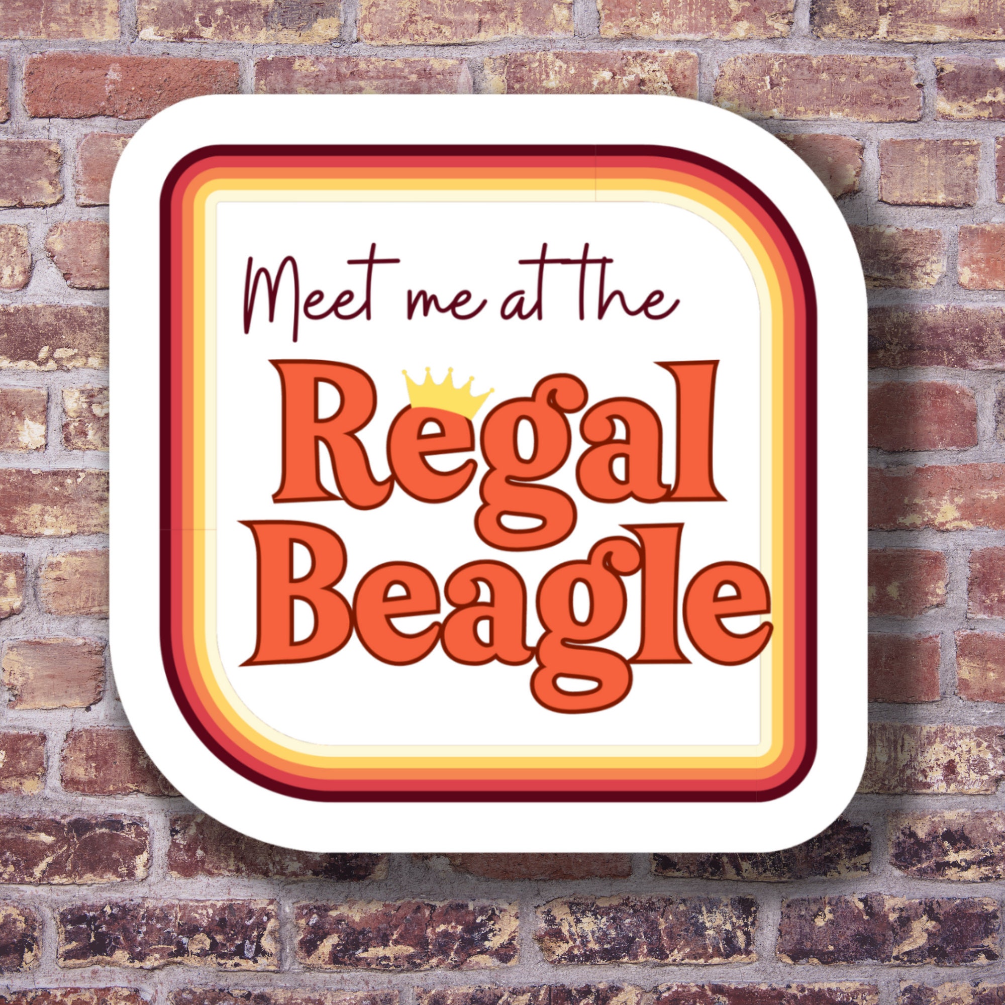 Mrs Roper| Regal Beagle | Funny Sticker | Laptop Sticker | Die Cut ...