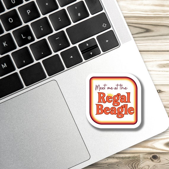 Mrs Roper| Regal Beagle | Funny Sticker | Laptop Sticker | Die Cut