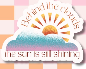 Christian sticker, bible verse sticker, inspirational sticker, mental health sticker, Bible sticker, Christian gift, church sticker
