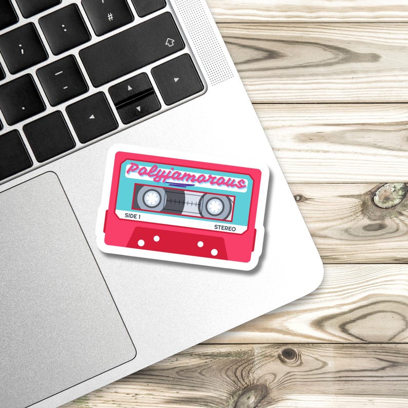 Music Lover Sticker, Polyjamorous Sticker, Laptop Sticker, Kindle ...