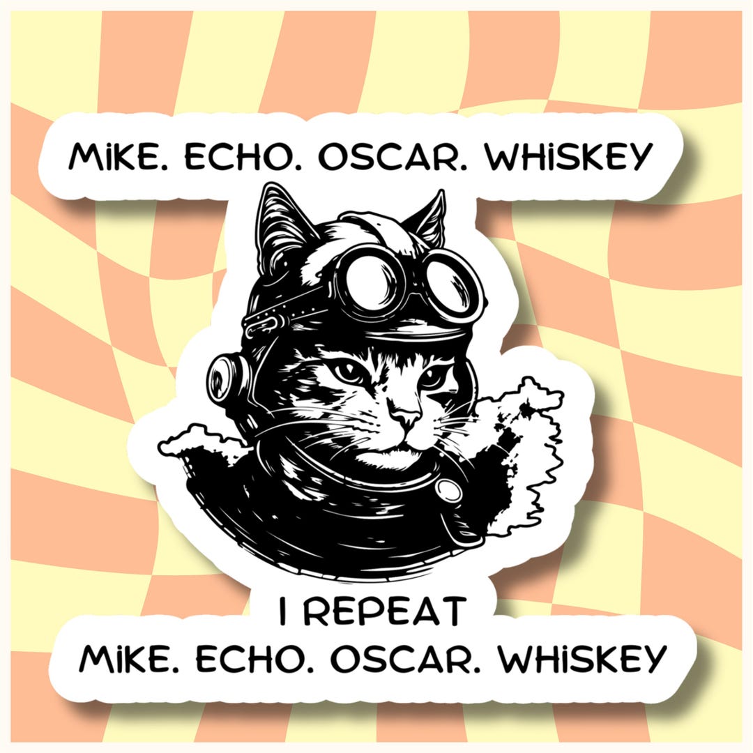 Funny Cat Sticker | Laptop Sticker | Die Cut Sticker | Planner Sticker ...