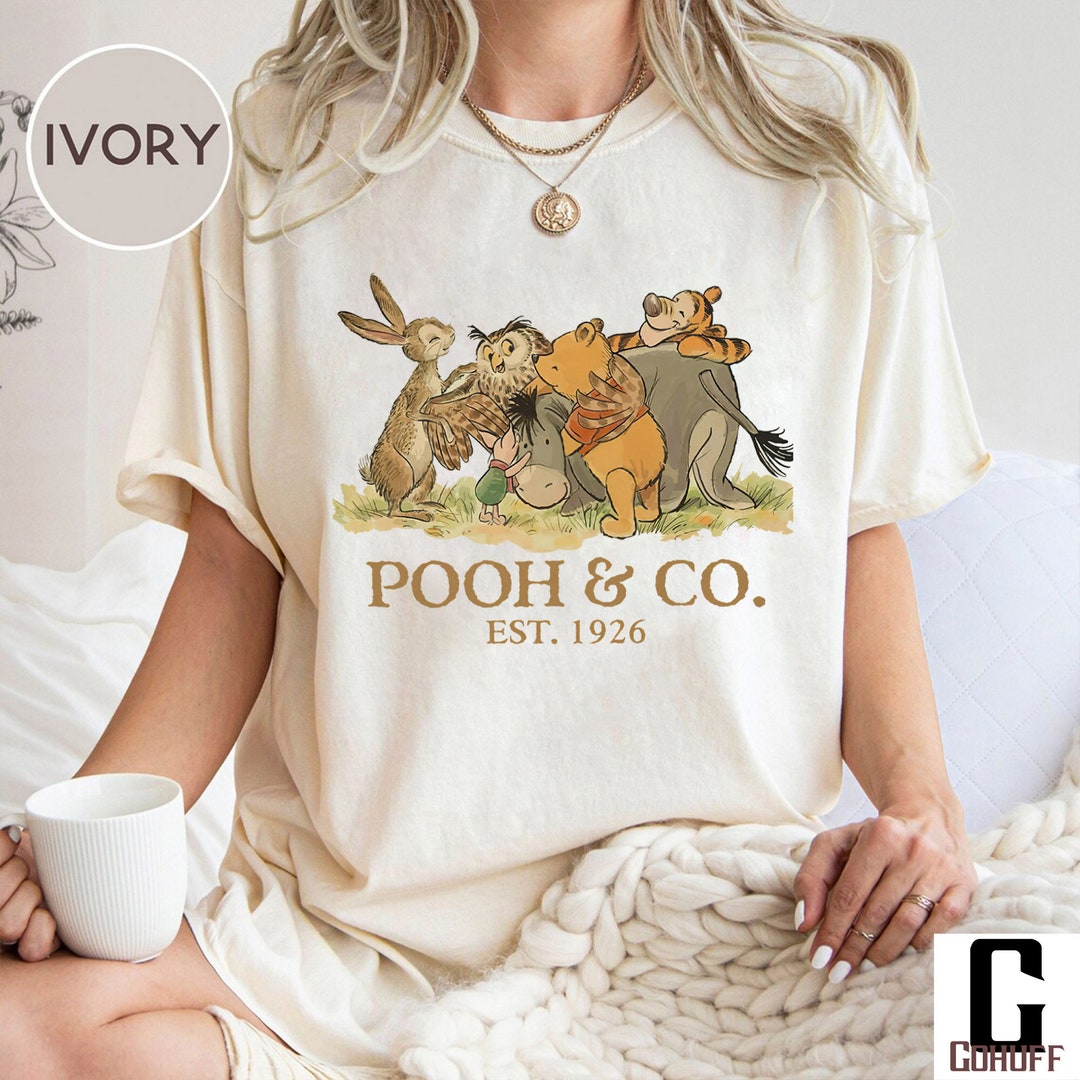 Retro Pooh & Co Est 1926 Comfort Color Shirt, Winnie the Pooh Shirt ...