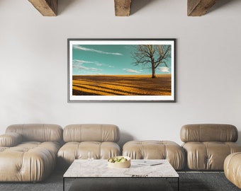 Hermoso paisaje en Nueva Inglaterra Massachusetts Worcester puesta de sol gran galería de arte de pared con impresión digital