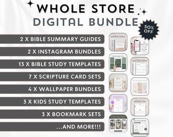 Bible Study Template Christian Instagram Template Books of the Bible Verse Card Sunday School Resource Learn the Bible Reading Church Social