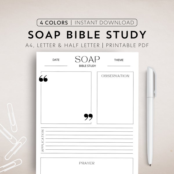Soap Bible Study Printable Template Soap Method Bible Study Etsy Soap Bible Study Printable Template Soap Method Bible Study Etsy