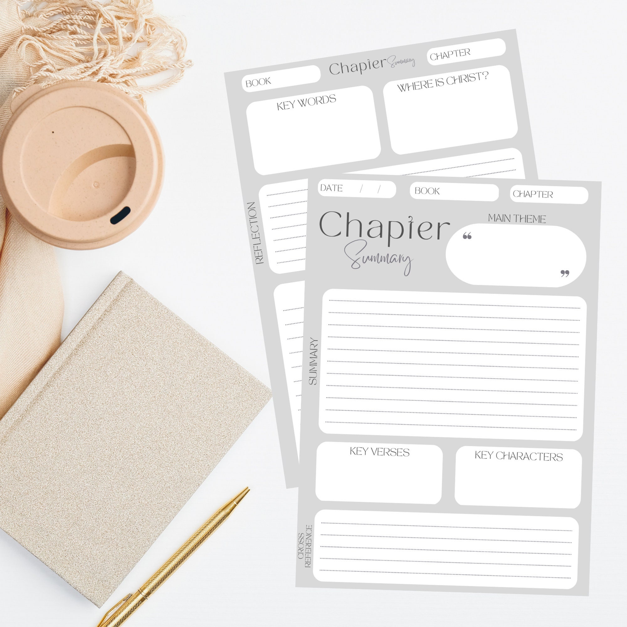 Bible Study Printable Bible Chapter Summary Bible Study Goodnotes Bible ...