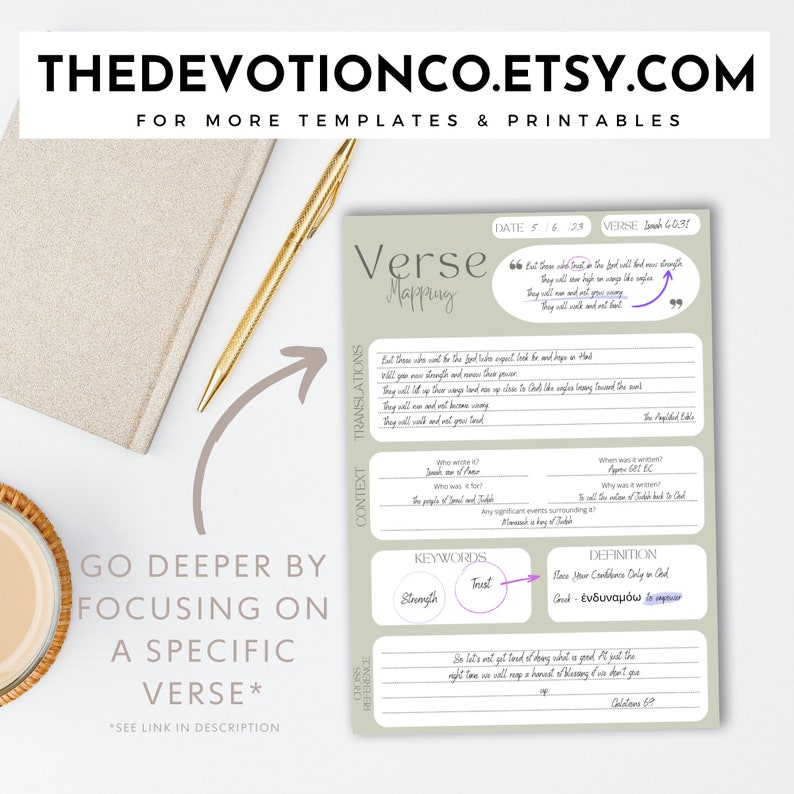 Topical Bible Study Printable Bible Subject Study Digital - Etsy