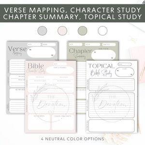 Bible Notes Template Bible Study Printable