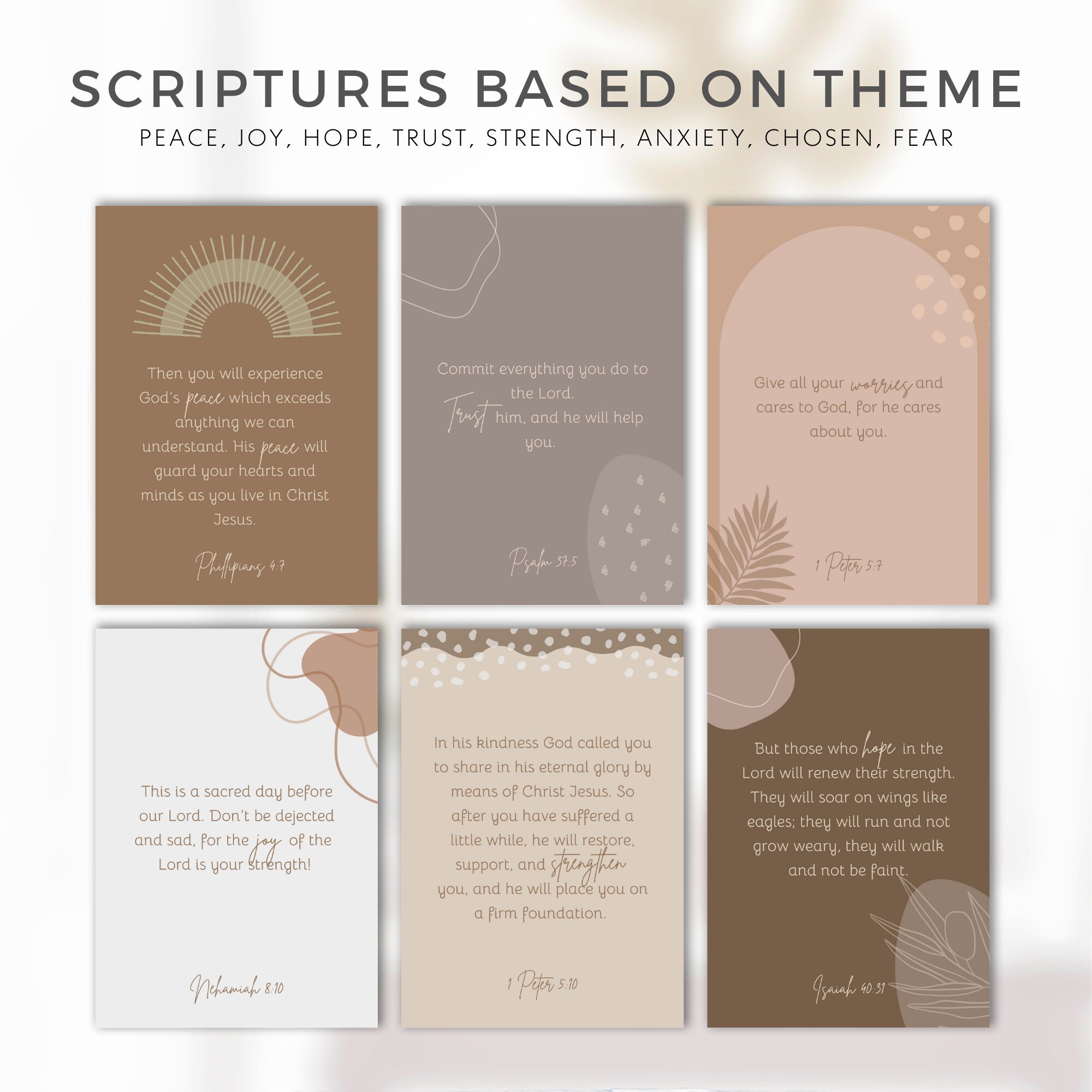 Scriptue Cards.pdf Scripture Cards for Memory Verse Trust Bible Verse Printable Christian ...