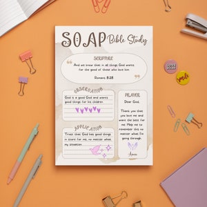 SOAP Bible Study for kids