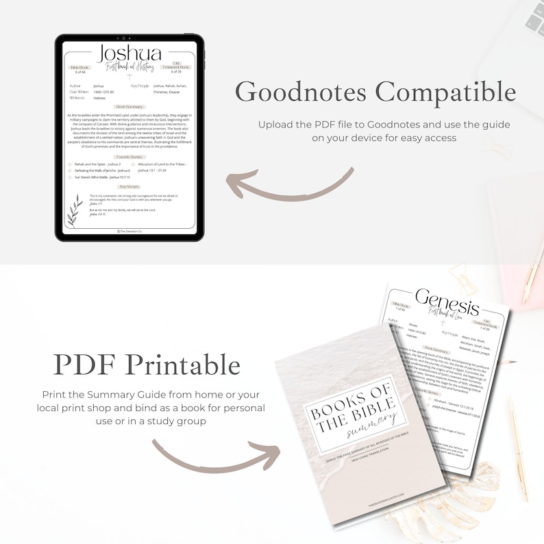 Printable Book Bible Summary Guide