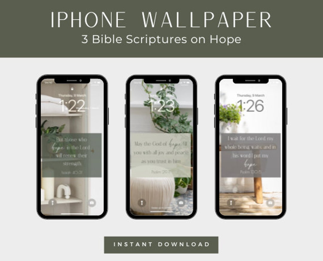 Christian Phone Wallpaper Bible Verse Phone Scripture Background iPhone ...