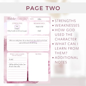 Bible Character Study Template Printable New Believer Bible Journaling Guide Bible Study ...