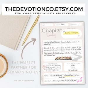 Sermon Note Printable Church Note PDF