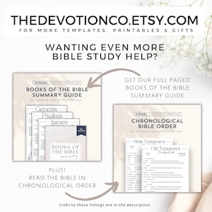 Books of the Bible Summary Guide